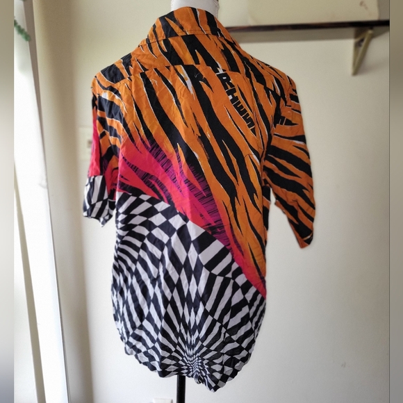 Vans Vault x Aries Distorted Pattern button shirt - Picture 4 of 10